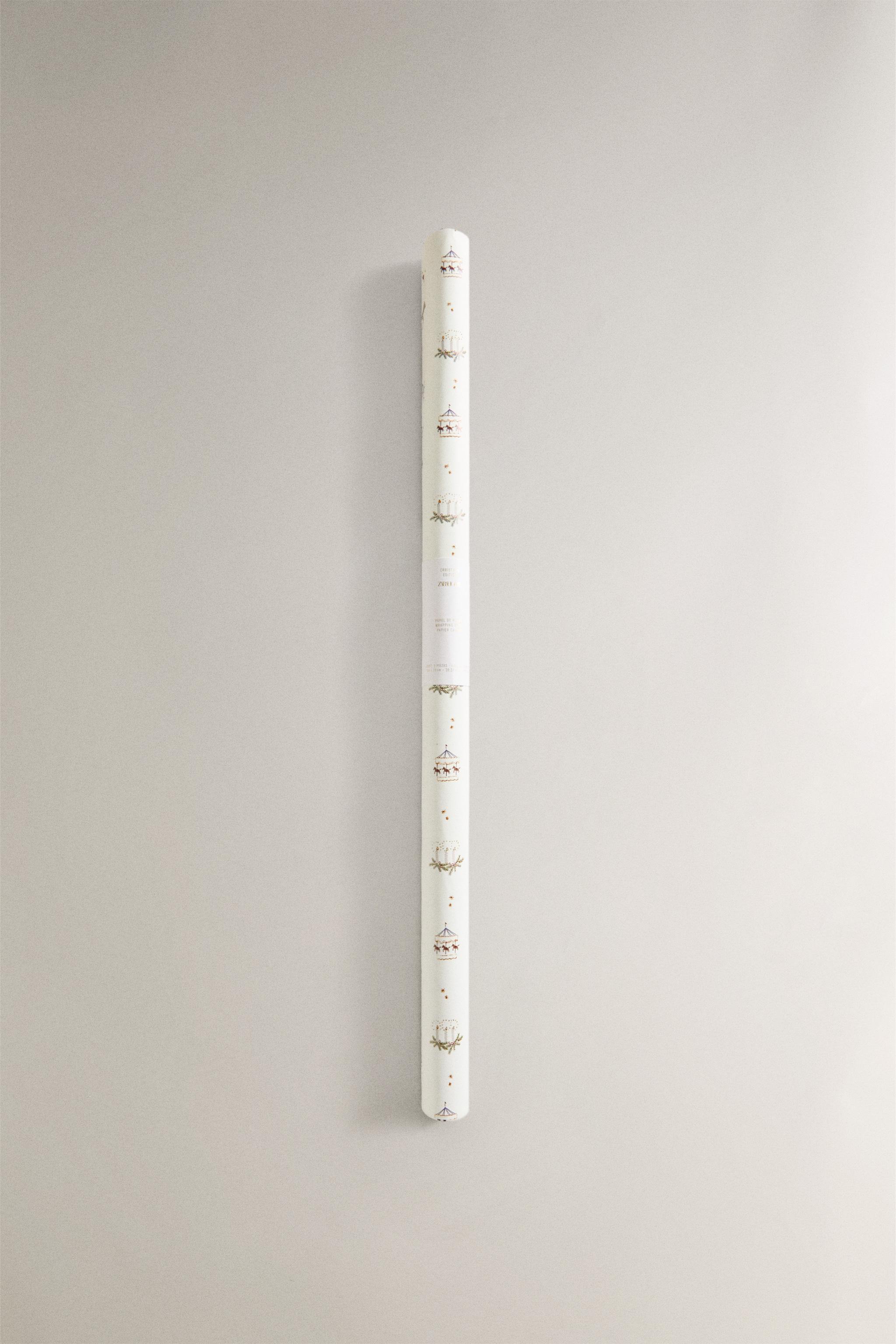 CHRISTMAS WRAPPING PAPER WITH DESIGNS CHRISTMAS